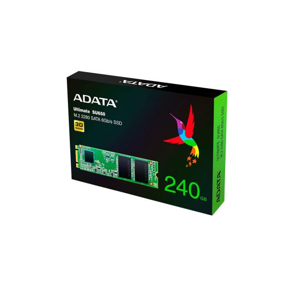 حافظه SSD ای دیتا مدل 2280 SU650 ظرفیت 240 گیگابایت